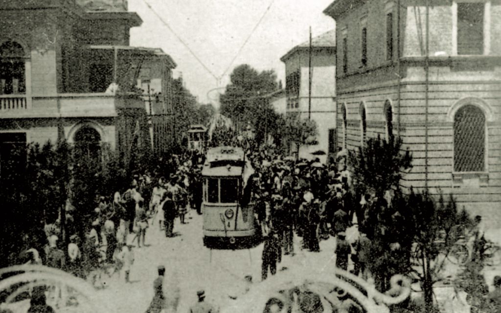 Riccione 1927 Inaugurazione tranvia